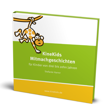 Buch Kinekids „Mitmachgeschichten“ für Kinder von drei bis zehn Jahren