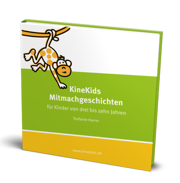 Buch Kinekids „Mitmachgeschichten“ für Kinder von drei bis zehn Jahren